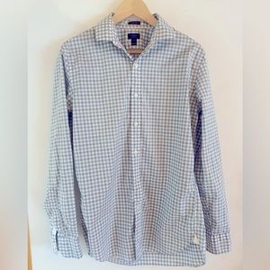 Slim fit checked J.Crew Ludlow button down.